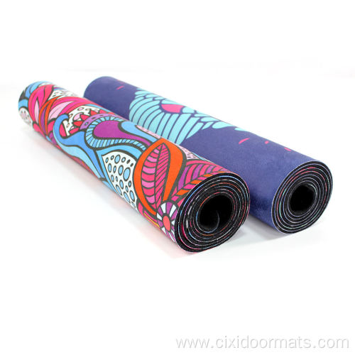 Full Color Printed Eco Friendly Rubber Yoga mat